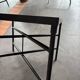Square coffee table in Majorelle blue zellige, handmade – 60 × 60 cm