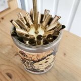 Vintage world map cigarette display