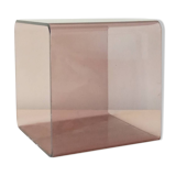 Table d'appoint, cube en plexiglas