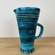 Accolay blue ceramic pitcher