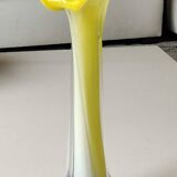 Vase Soliflore Arum flower/Jack in the Pulpit. Murano. High 30.5 cm