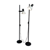 Paire de lampadaires spots Fase Madrid vintage années 80