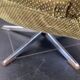 Paire de chaises pivotantes vintage en velours vert