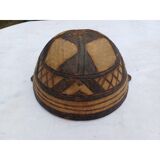 African bowl made of tortoise wood