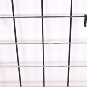 Vintage chrome color aluminum wall coat rack 1950s