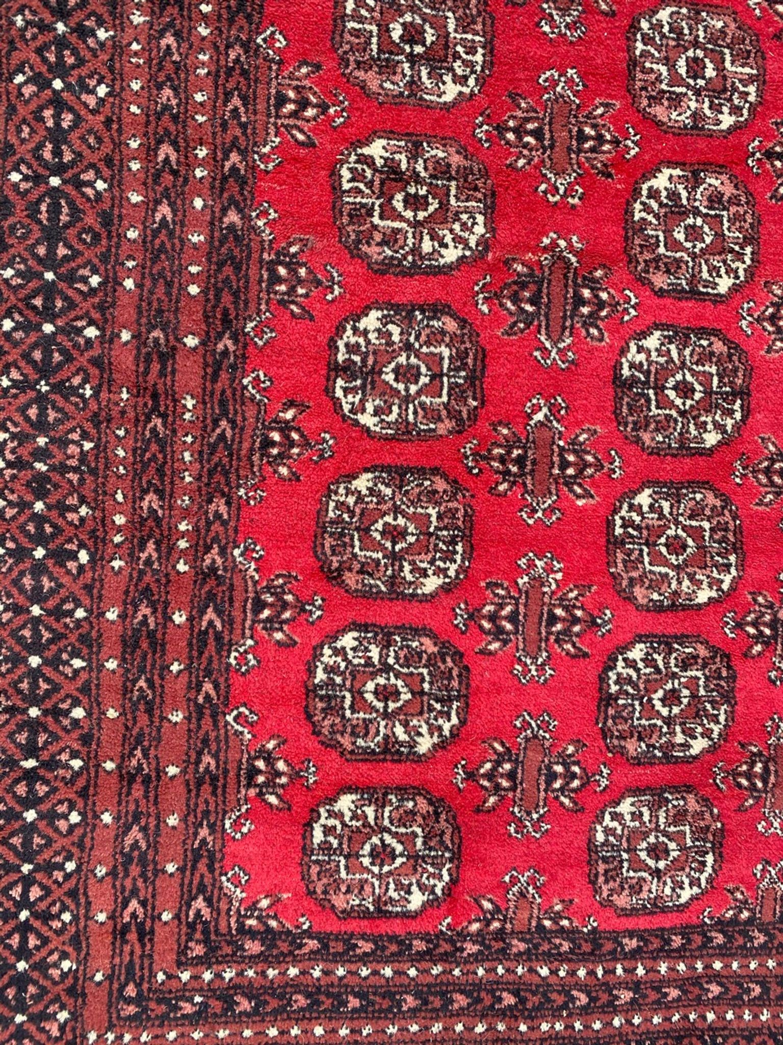 Carpet turkmen pakistan bukhara 195x216 cm