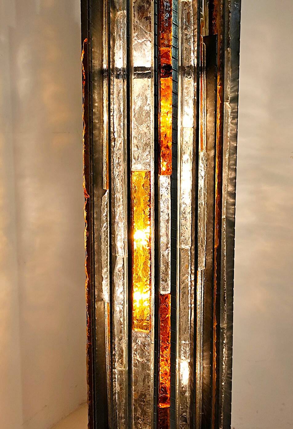 Poliarte Brutalist Floor Lamp, 1970s by Albano Poli