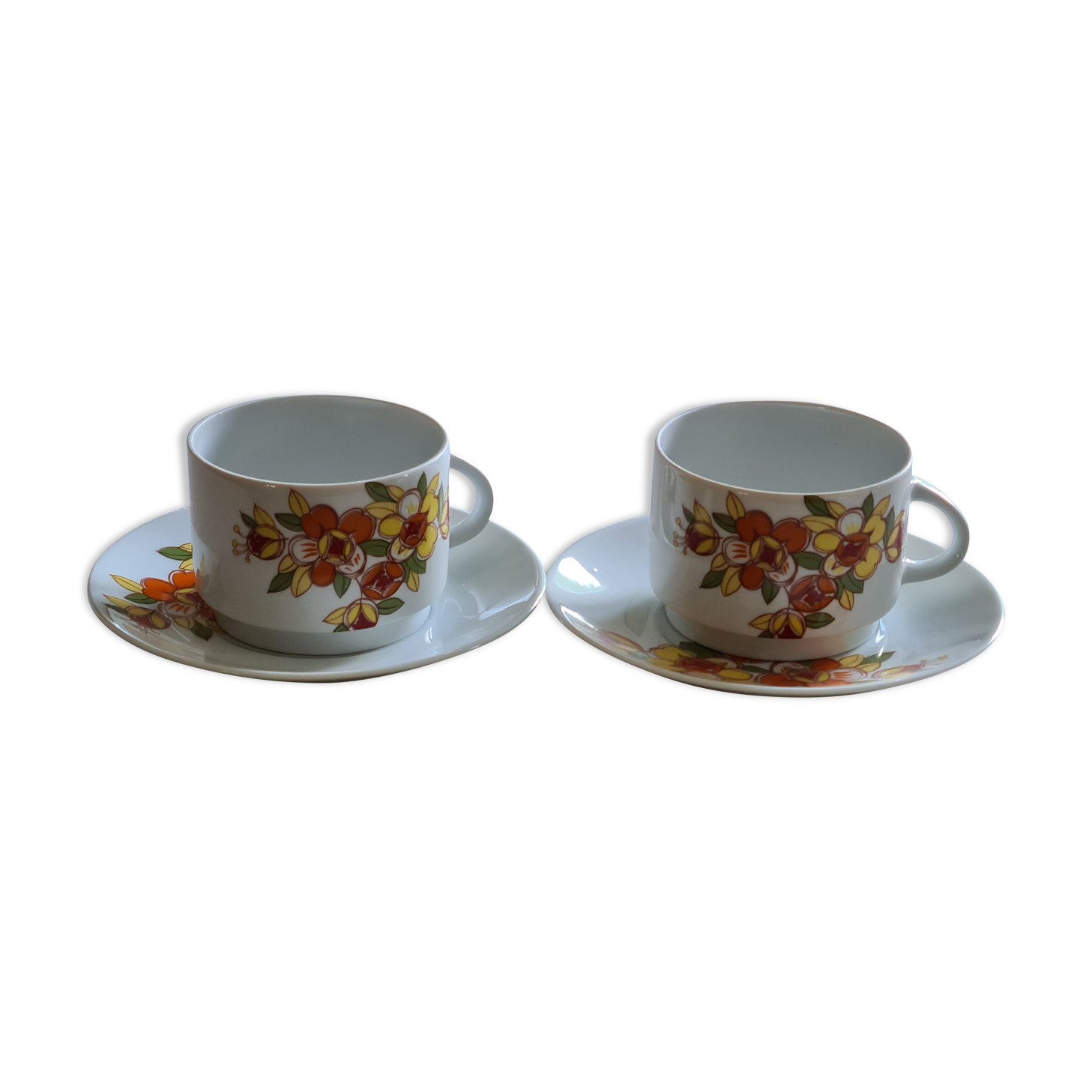 Vintage porcelain breakfast service