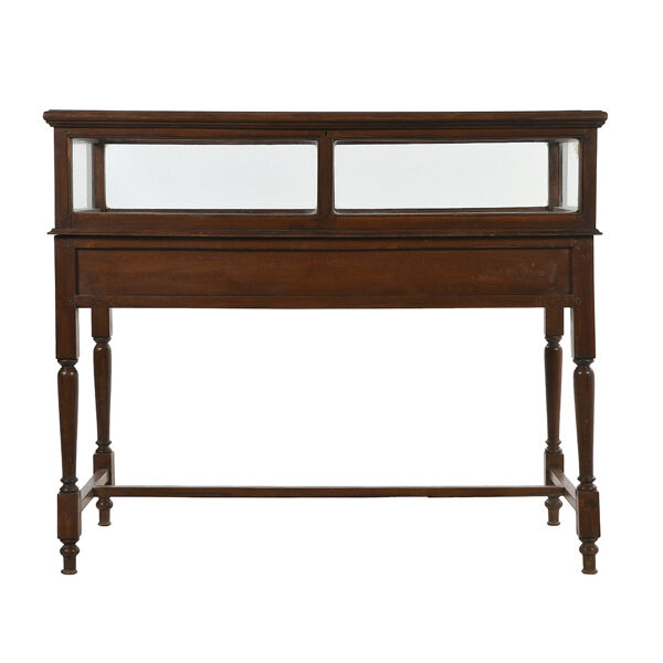 Table vitrine de présentation en bois