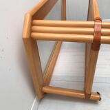Table basse en bambou années 60-70