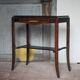Table vintage, table bois avec 1 tiroir, console art déco, table d'appoint