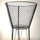 Old metal haberdashery/sewing basket, 50s/60s