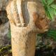 Stone sculpture - African head - Gabon