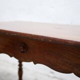 Vintage wooden desk side table