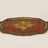 Cocktail oval Florentine tray