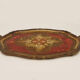 Cocktail oval Florentine tray