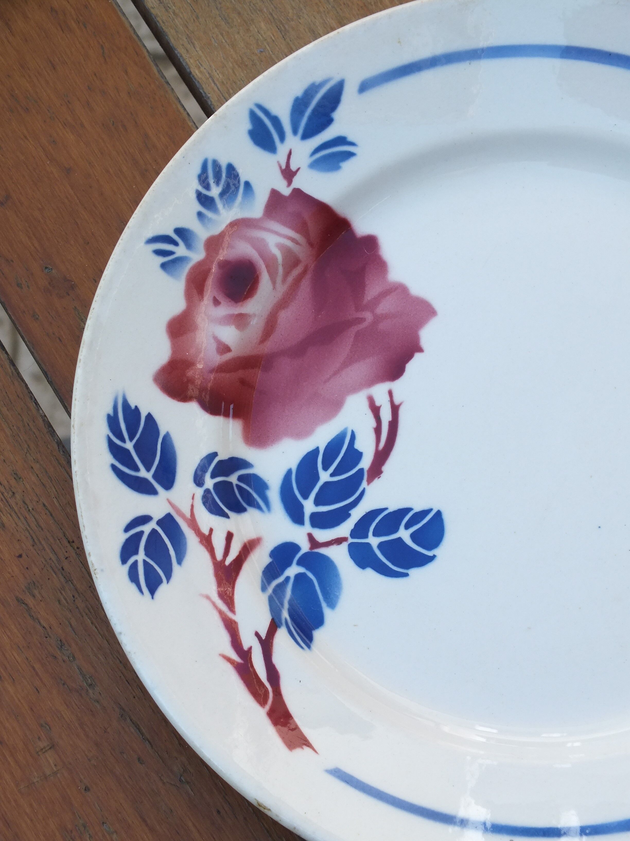 Set de 3 assiettes à dessert KG Lunéville Chantal