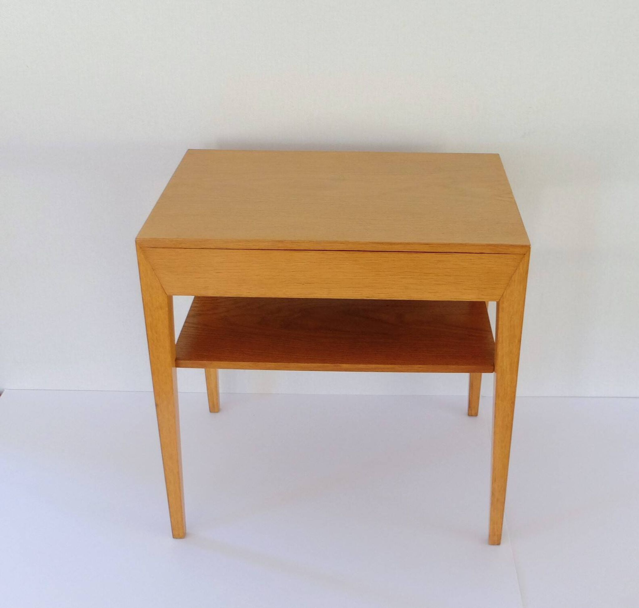 Severin Hansen, Table chevet  Scandinave 1950 En Chêne