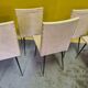 Set Of 6 Vintage French Dining Chairs, from the 1950s.