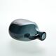 Deep blue blown glass jug by Claude Morin, Dieulefit circa 1970