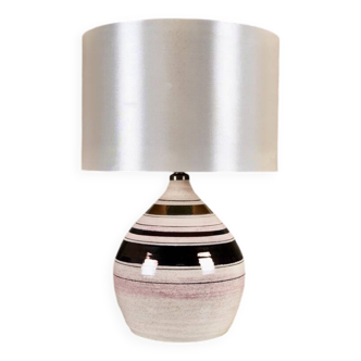 Lampe en céramique par Georges Pelletier pour La Roue, Vallauris, 1970s