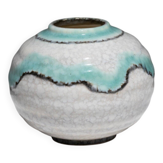 Small earthenware ball vase, 1960s
