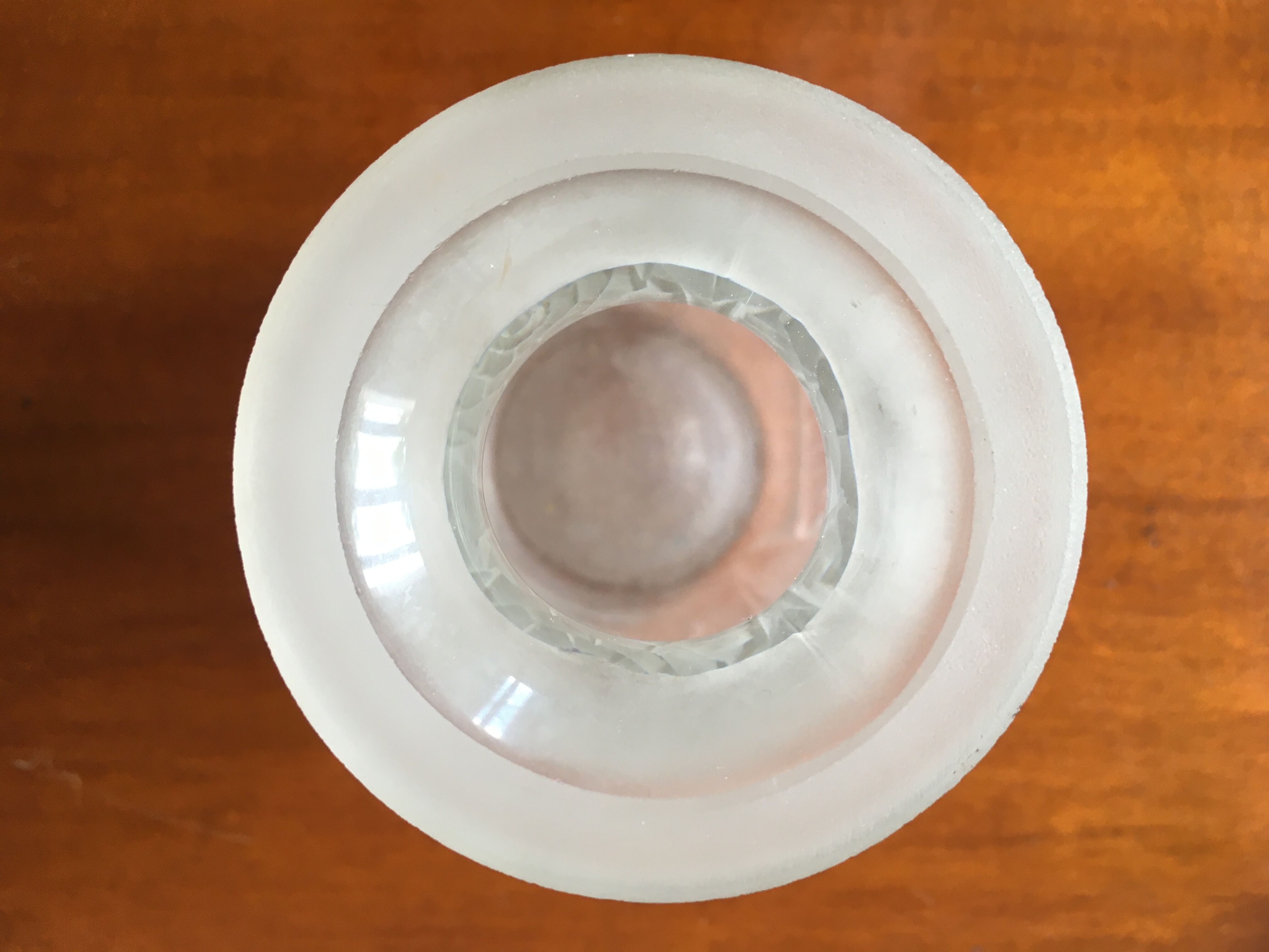 Glass vase by Muller Brothers