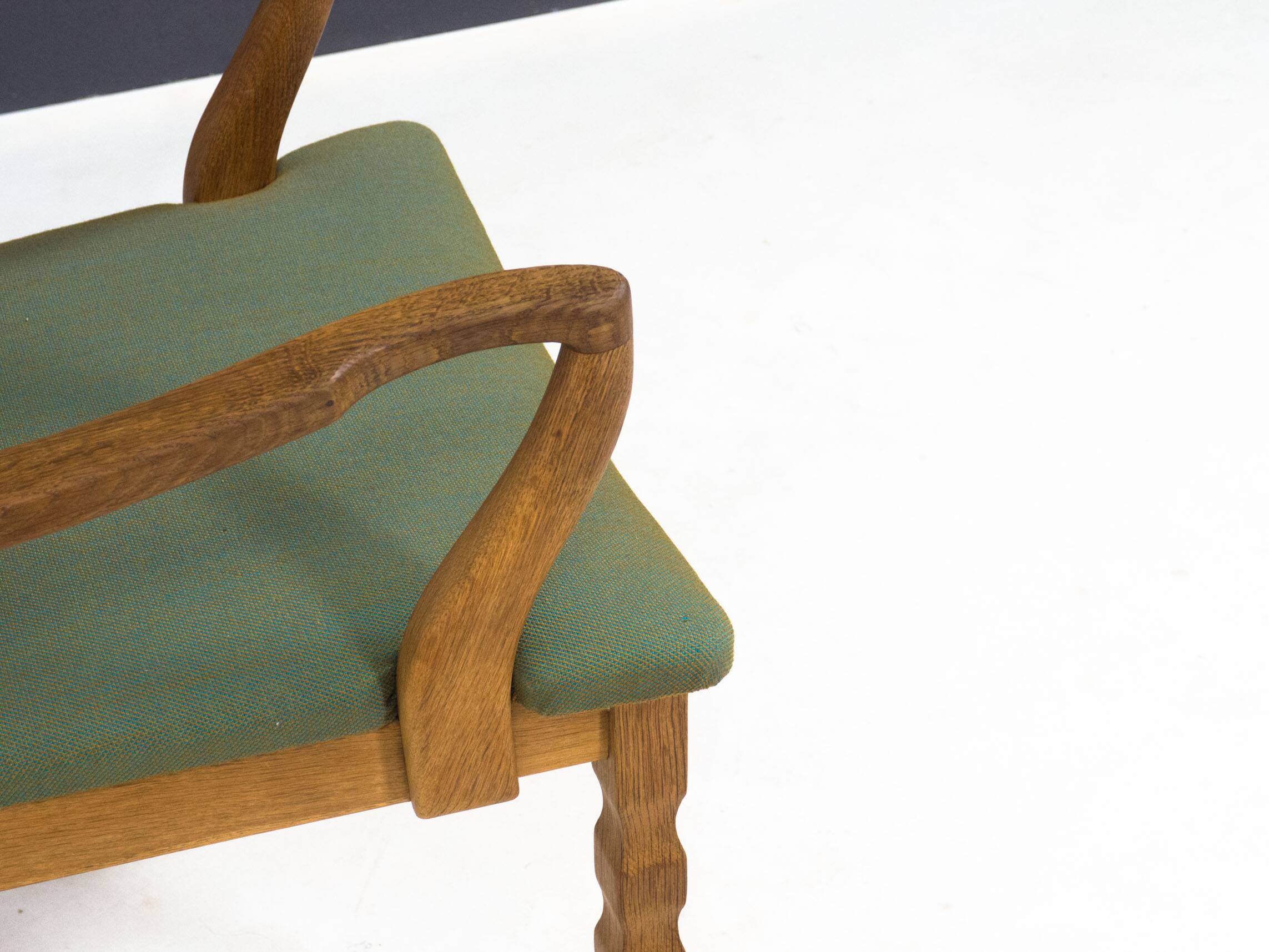 Nyrup Møbelfabrik oak arm chair by Henning Kjaernulf