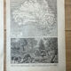 Set of 2 maps - India and Australia 20x29cm
