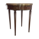 Louis XVI-style side table mahogany, marble