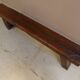 Brutalist oak bench 1960's