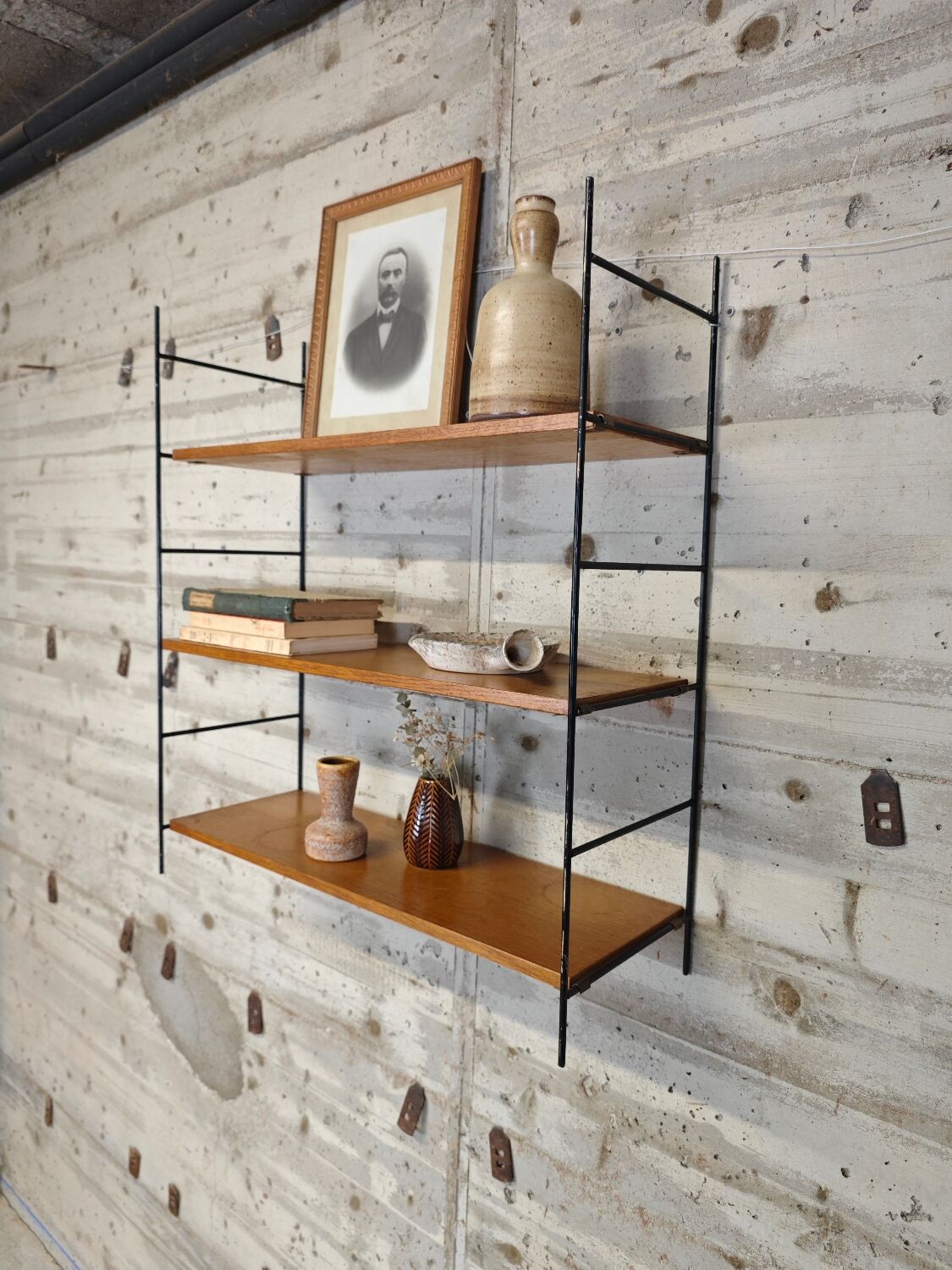 Étagère murale vintage string