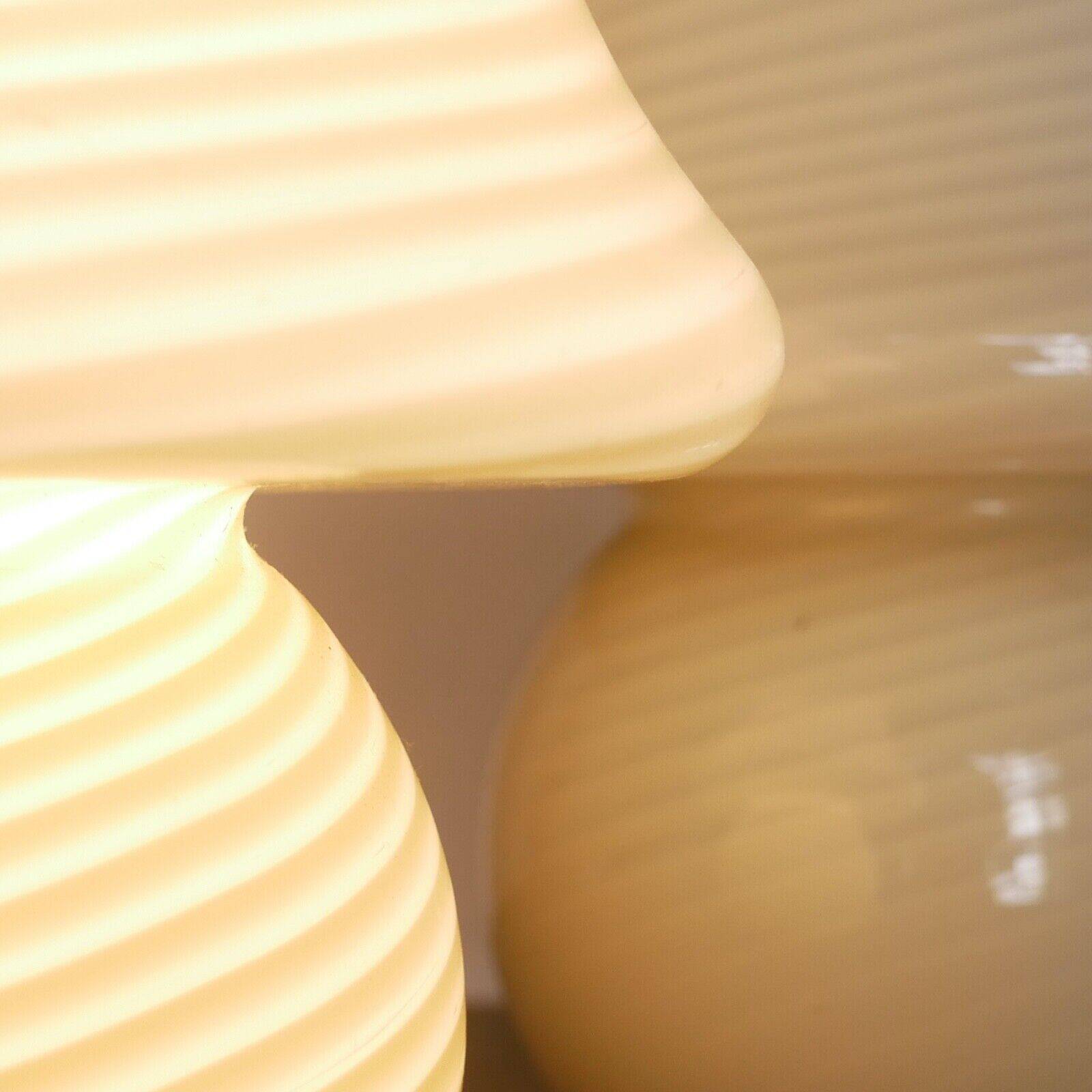 Paire de lampes de table Murano des années 1960 - Verre tourbillonnant