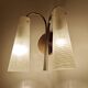 Applique italienne vintage en verre double
