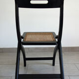 Vintage cannée folding chair