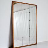 Très grand miroir de style brasserie, France, 1960s