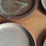 6 stoneware dessert plates