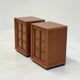 Brutalist Italian cabinets Caccia alla Volpe for Linea Arredo