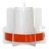 Plastic sheet pendant light by Quality System. Denmark 1970s