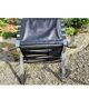 Pair of Vintage Hans Eichenberger Lounge Chairs in Faux Leather and Chrome Steel