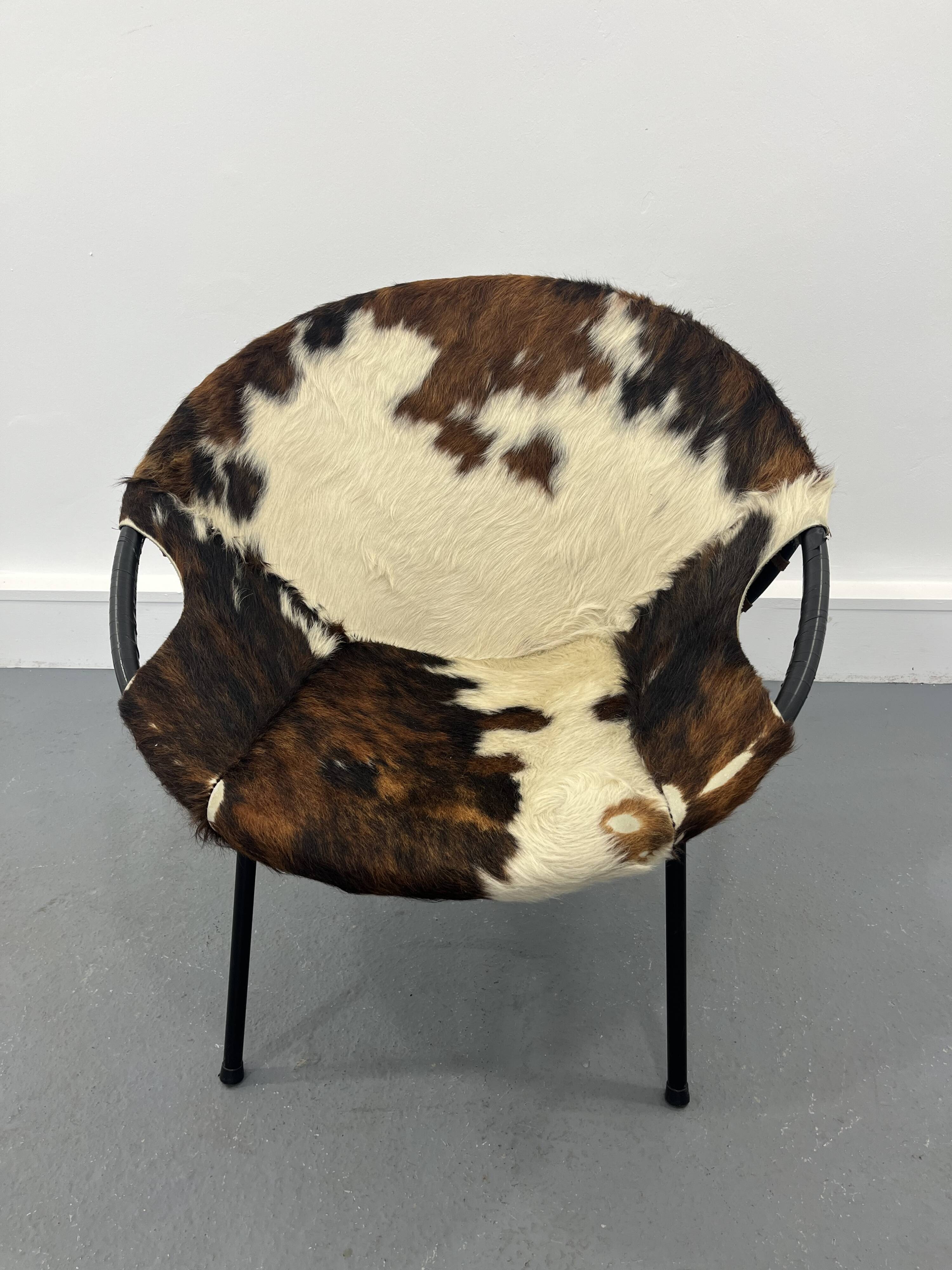 Mid-Century Swivel Balloon Armchair from Lusch & Co, 1960s