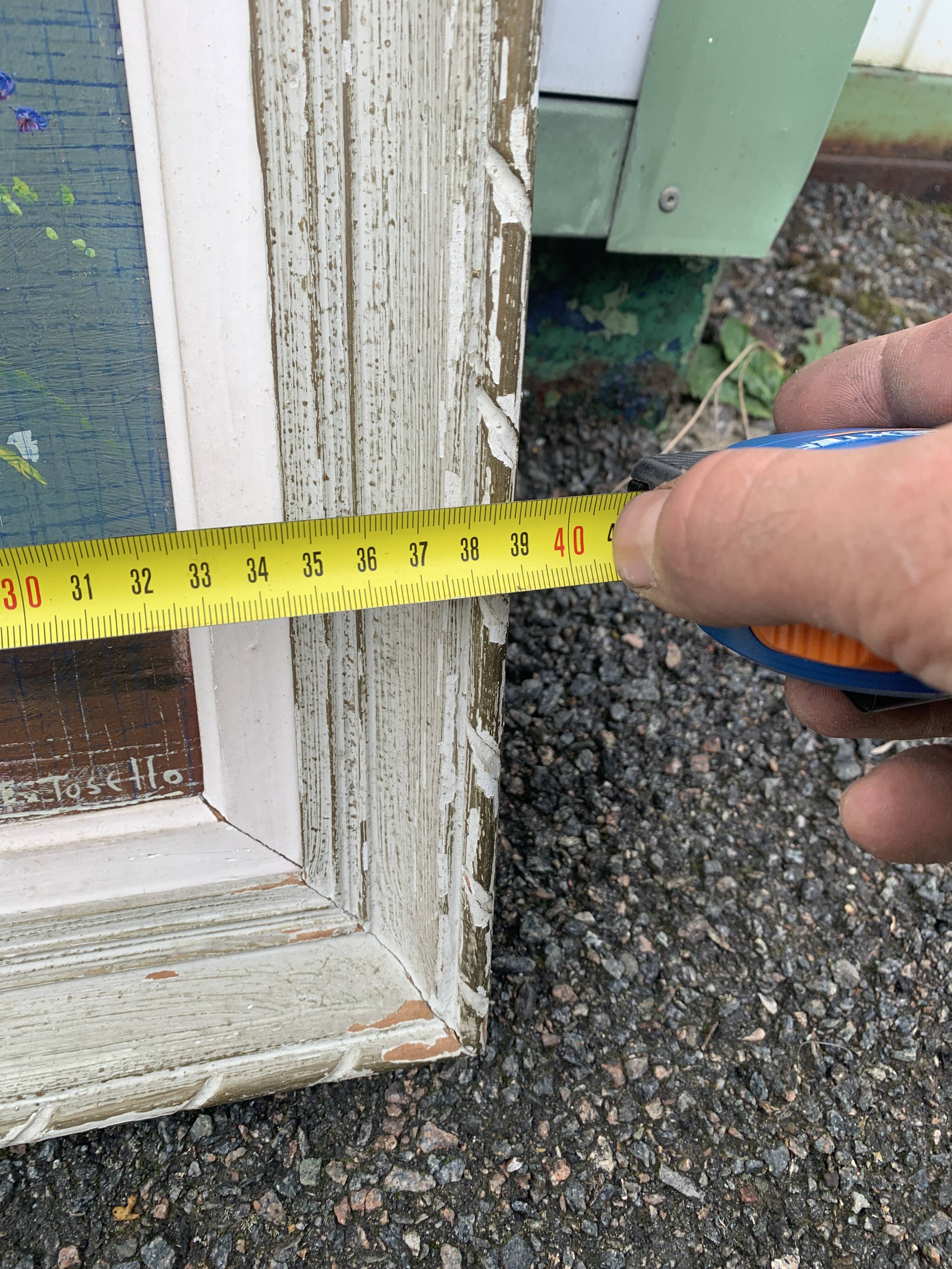 Beautiful painting bouquet of marquetry E Tosselo