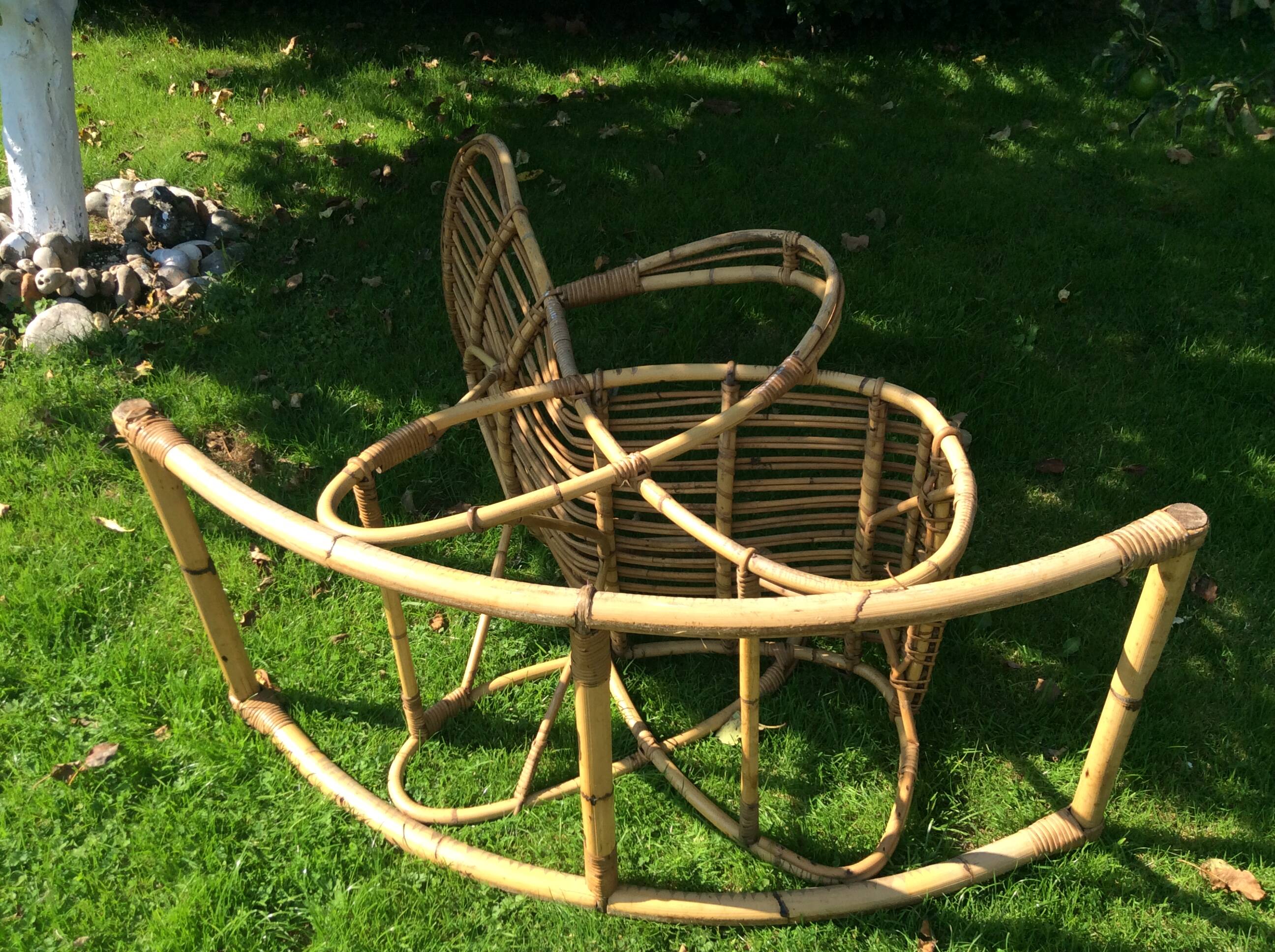 Rattan rocking chair