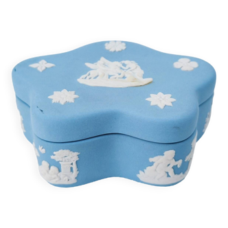 English biscuit box Wedgwood antique decor