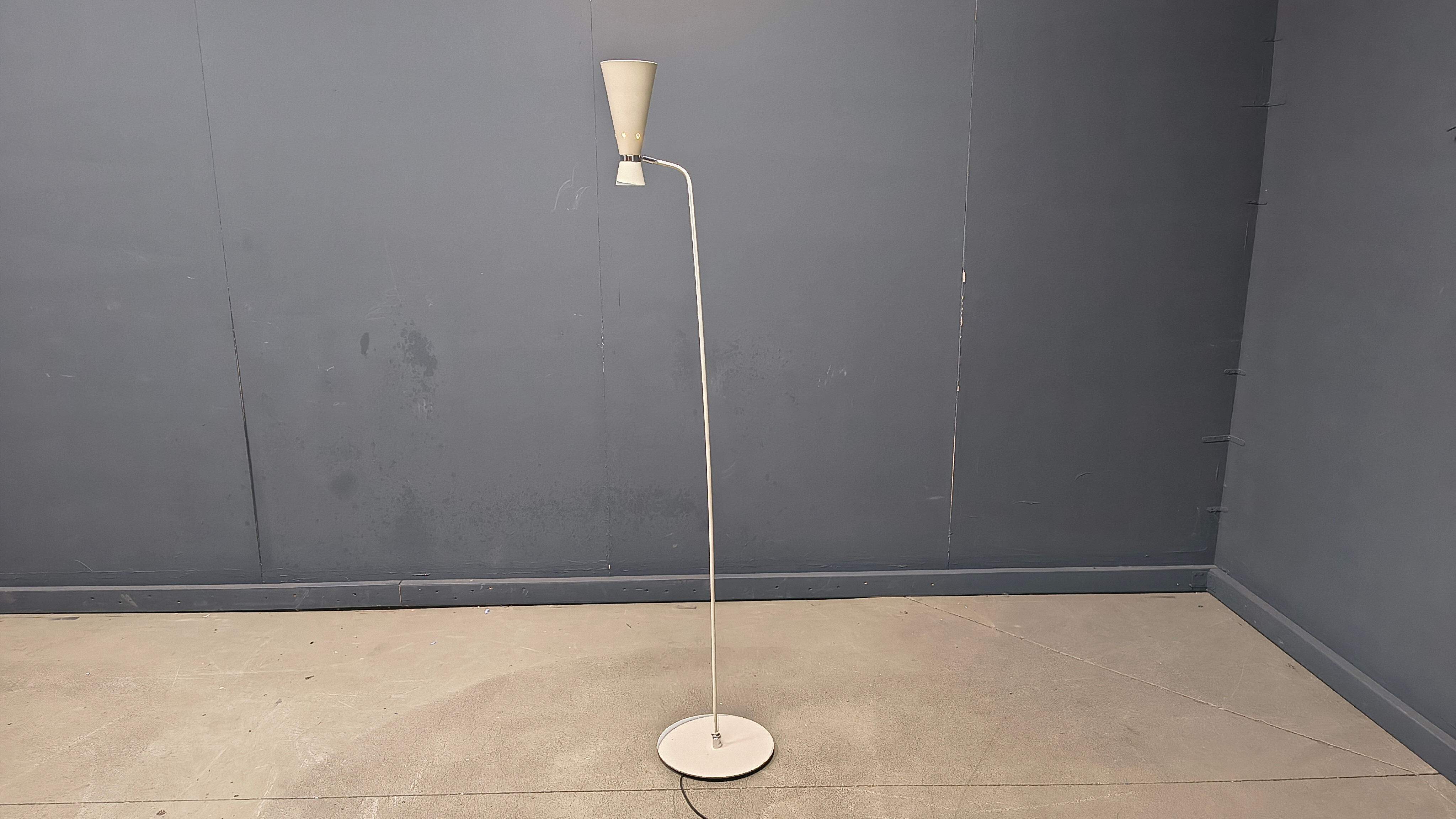 Vintage articulated Diabolo floor lamp, 1970s
