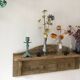 kitchen wall shelf with hooks