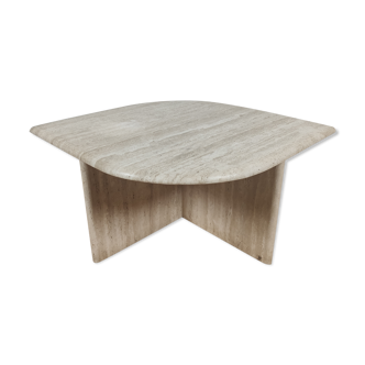 80s coffee table in travertine