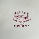 Oval ironstone dish from Creil & Montereau