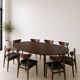 Table à rallonge  scandinave en palissandre de Rio