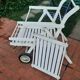 Vintage wood garden cart